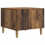 vidaXL Table basse Bois ancien 50 x 49 x 40 cm Bois d'ingénierie