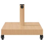 vidaXL Pied de parasol Bois Clair 45 x 45 x 31 5 cm
