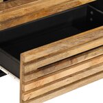 vidaXL Buffets 2 Pièces 60x34x75 cm bois de manguier massif brut