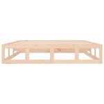 vidaXL Cadre de lit sans matelas 140x200 cm bois massif