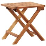 vidaXL Chaises longues 2Pièces avec table résine tressée et bois d'acacia