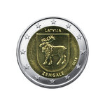 2 euros commémorative Lettonie 2018 - Zemgale.