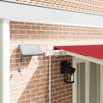 vidaXL Auvent Rétractable avec Rouge 600 ×300 cm tissu