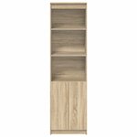 vidaXL Buffet haut chêne sonoma 50x35x180 cm bois d'ingénierie
