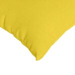 vidaXL Coussins de canapé 2 Pièces Jaune clair 50 x 30 cm tissu