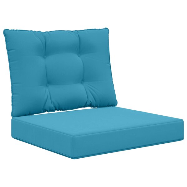 vidaXL Coussin de canapé d'extérieur Polyester Bleu royal 60 x 50 5 cm