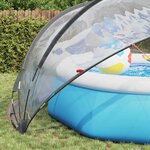vidaXL Dôme de piscine Transparent 472 x 460 x 229 cm PVC