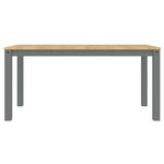 vidaXL Ensemble à manger Panama 5 Pièces gris bois de pin massif