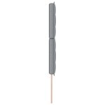 vidaXL Tête de lit LED Design linéaire gris clair 72 cm Tissu