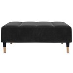 vidaXL Repose-pied noir 77x55x31 cm velours