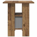 vidaXL Table de chevet 2 pc Bois ancien 41 x 40 x 45 cm