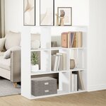 vidaXL Étagère séparatrice de pièce blanc 102x29x103 5 cm