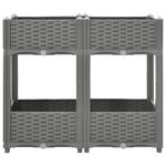 vidaXL Lit surélevé 80x40x71 cm Polypropylène