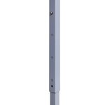 vidaXL Tente réception pliable professionnelle 2x2 m Acier Blanc