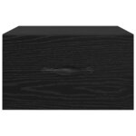 vidaXL Cabinet de chevet Chêne noir 35 x 35 x 20 cm Bois d'ingénierie