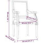 vidaXL Chaise de canapé 54x59x99 cm lin