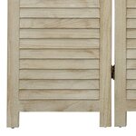 vidaXL Cloison de séparation 4 panneaux 140x165 cm Bois de Paulownia