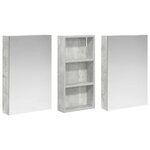 vidaXL Ensemble de Meubles de Salle de Bain 3 Pièces 110 x 10 5 x 60 5 cm