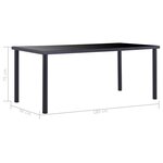 vidaXL Ensemble de salle à manger 7 Pièces Similicuir daim Gris