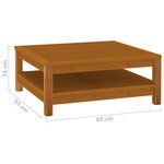 vidaXL Salon de jardin 5 Pièces avec coussin Bois d'acacia solide