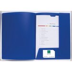 Chemise De Présentation Polypropylène Souple Krea Cover - A4 - Bleu - X 30 - Exacompta