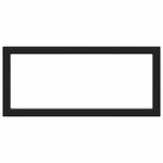 vidaXL Supports d'étagères pour lavabo 2 Pièces noir rectangulaire acier