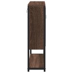 vidaXL Armoire à miroir de salle de bain chêne marron bois ingénierie
