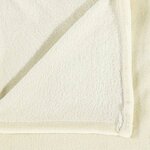 vidaXL Couverture crème 200x240 cm polyester