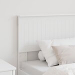 vidaXL Tête de lit Blanc 90 cm Bois d'ingénierie