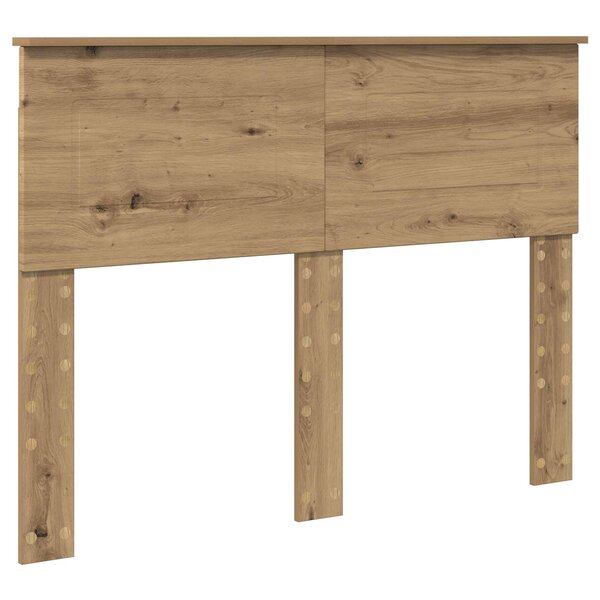 vidaXL Tête de lit Chêne artisanal 120 cm Bois d'ingénierie