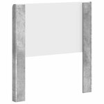 vidaXL Tête de lit Gris béton Bois d'ingénierie