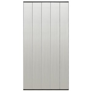 vidaXL Moustiquaire de porte rideau en maille 5 Pièces Noir 120x240 cm