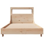 vidaXL Cadre de lit sans matelas 100x200 cm bois massif de pin