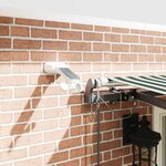 vidaXL Auvent Rétractable avec Vert et blanc 400 × 300 cm tissu