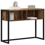 vidaXL Table d'appoint Bois Ancien 100 x 36 x 75 cm Bois d'ingénierie