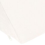 vidaXL Coussin pour les jambes Uni Blanc 68 x 25 x 21 5 cm
