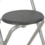 vidaXL Ensemble de bar avec étagères 3 Pièces Bois et acier Noir