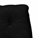 vidaXL Fauteuil relaxant Noir 69 x 74 x 93 cm tissu