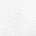 vidaXL Coussin de sommeil Uni Blanc 60 x 40 x 13 cm