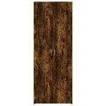 vidaXL Buffet haut chêne fumé 70x42 5x185 cm bois d'ingénierie
