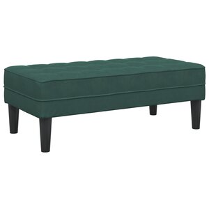 vidaXL Banc Vert Foncé 113x57x39 cm en Velours
