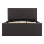 vidaXL Cadre de lit à rangement hydraulique sans matelas 100x200 cm