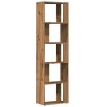 vidaXL Bibliothèque chêne artisanal 45x24x159 cm bois d'ingénierie