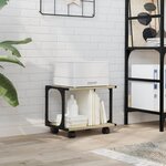 vidaXL Support d'imprimante à 2 niveaux chêne sonoma 41x28x33 5 cm