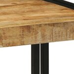 vidaXL Table basse Marron 40 x 40 x 38 cm Bois de mangue massif