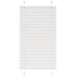 vidaXL Store plissé blanc 80x150 cm largeur du tissu 79 4 cm polyester