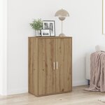 vidaXL Buffet Chêne Artisanal 60x31x84 cm Bois d'ingénierie