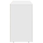 vidaXL Buffet Blanc 100 x 35 x 59 cm Bois d'ingénierie