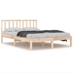 vidaXL Cadre de lit sans matelas bois massif de pin 200x200 cm