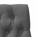 vidaXL Tête de lit capitonnée Gris foncé 80 cm Pin massif